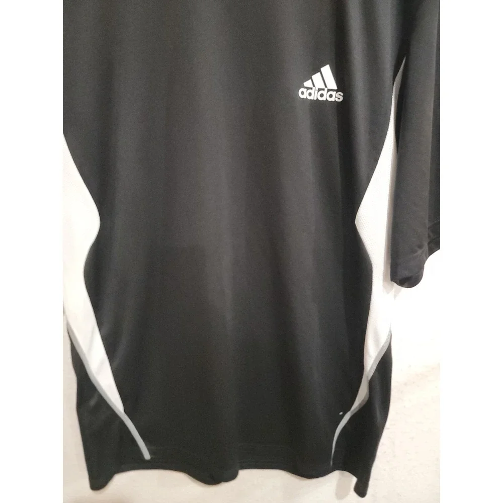 Adidas F50 Men's Large Black White‎ Climalite Training Jersey Soccer Shirt L